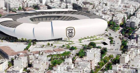 Πρόταση για το νέο γήπεδο του ΠΑΟΚ στην Τούμπα - Πηγή: A & S Architects