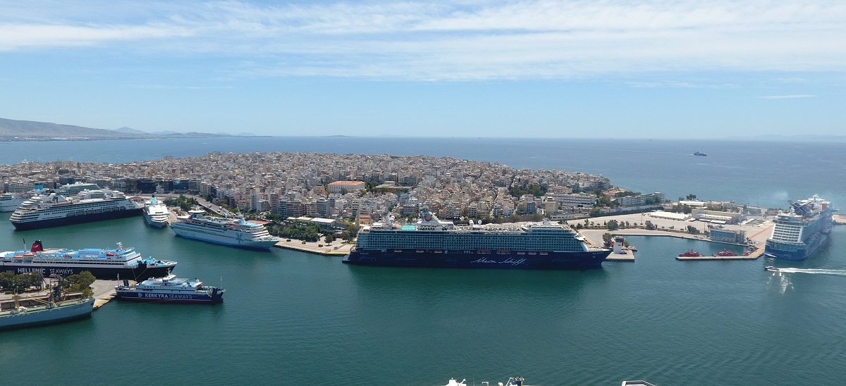 Το πρώτο κρουαζιερόπλοιο της σεζόν υποδέχθηκε ο Πειραιάς-Πηγή: ΟΛΠ