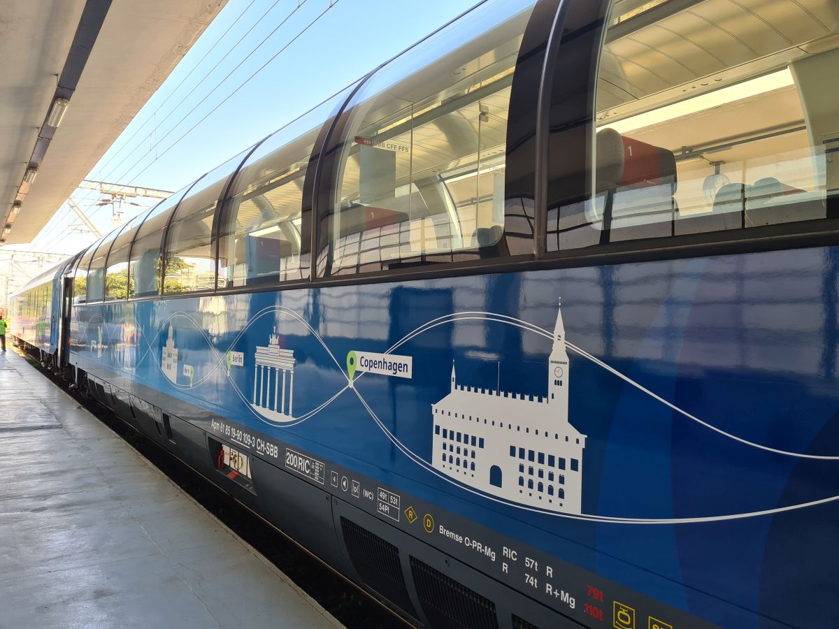 Το ευρωπαϊκό τρένο "Connecting Europe Express" στη Θεσσαλονίκη - (C) Ypodomes.com
