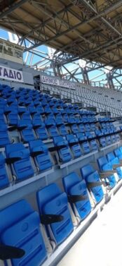 Καθίσματα Παμπελοποννησιακού Σταδίου Πηγή: Δήμος Πατρέων