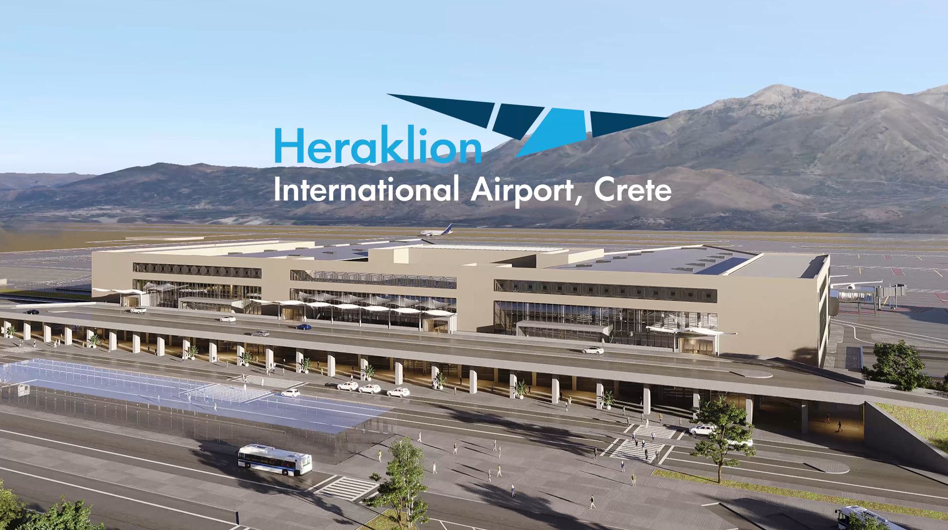 Το νέο αεροδρόμιο Ηρακλείου στο Καστέλι - Φωτό: ΤΕΡΝΑ