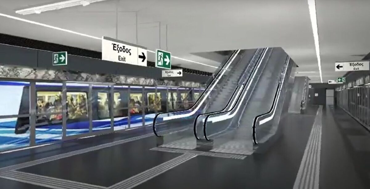 Ο σταθμός Βενιζέλου στο νέο Μετρό Θεσσαλονίκης - Πηγή: Αττικό Μετρό