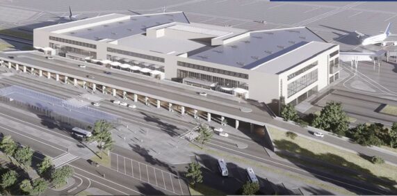 Φωτορεαλιστική απεικόνιση του νέου αεροδρομίου Καστελίου