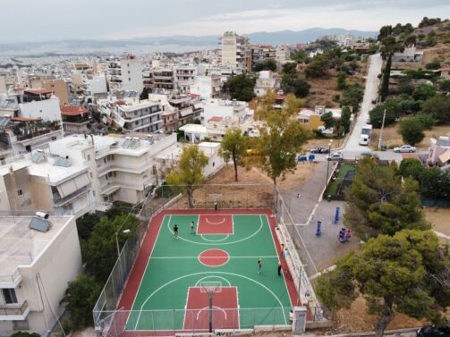 Γήπεδο μπάσκετ στην Ηλιούπολη - Πηγή: Δήμος Ηλιούπολης