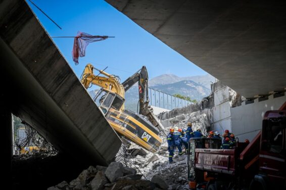Κατάρρευση Γέφυρας Πάτρας Πηγή:Πηγή: Φωτό: Γιώτα Λοτσάρη / Eurokinissi