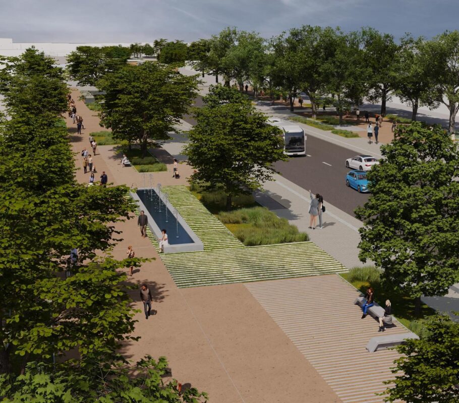 To νέο αστικό πάρκο στο Βοτανικό, στα πλαίσια της Διπλής Ανάπλασης - Πηγή: Δήμος Αθηναίων