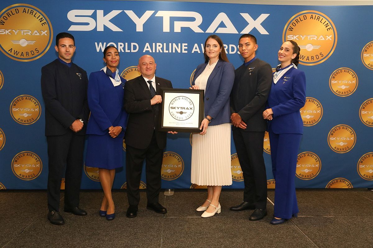 H AEGEAN στα Skytrax World Airline Awards 2024. Πηγή: ΑΠΕ-ΜΠΕ