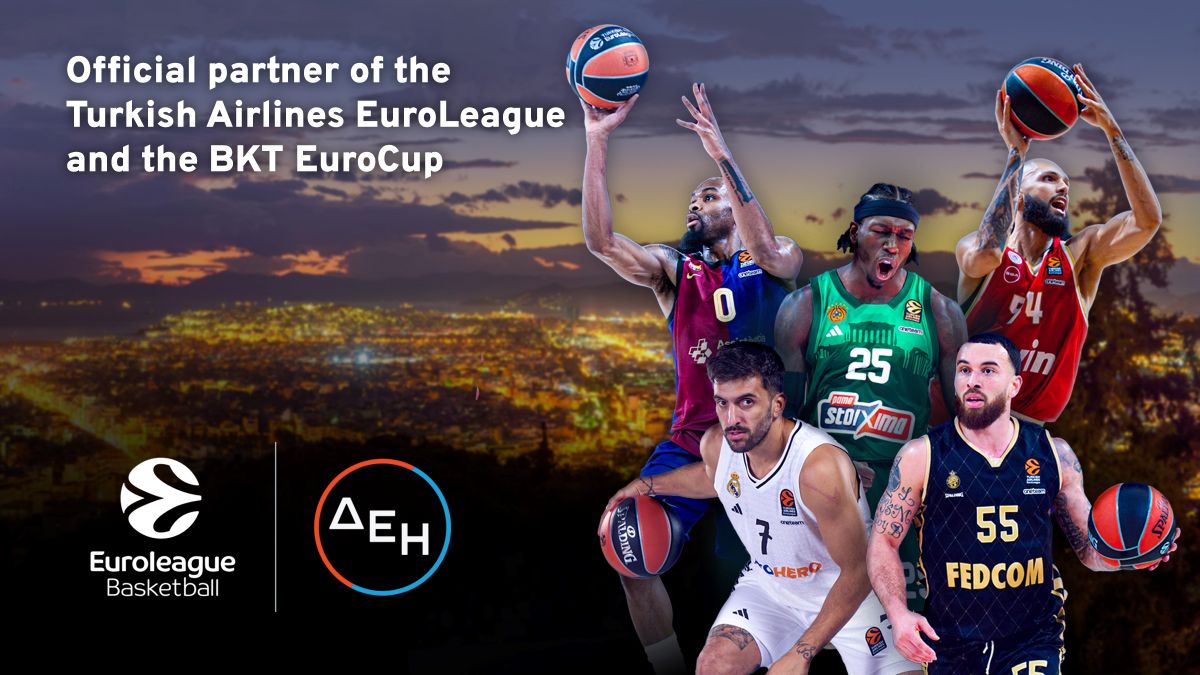 Πολυετής συνεργασία ΔΕΗ και Euroleague Basketball - Πηγή: ΔΕΗ