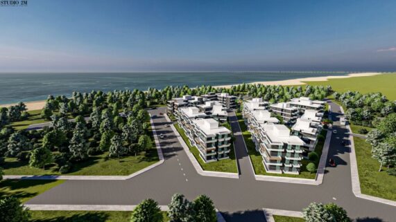 Το project Nea Polis στο Περιγιάλι Καβάλας - Πηγή: Όμιλος Κουρτίδη